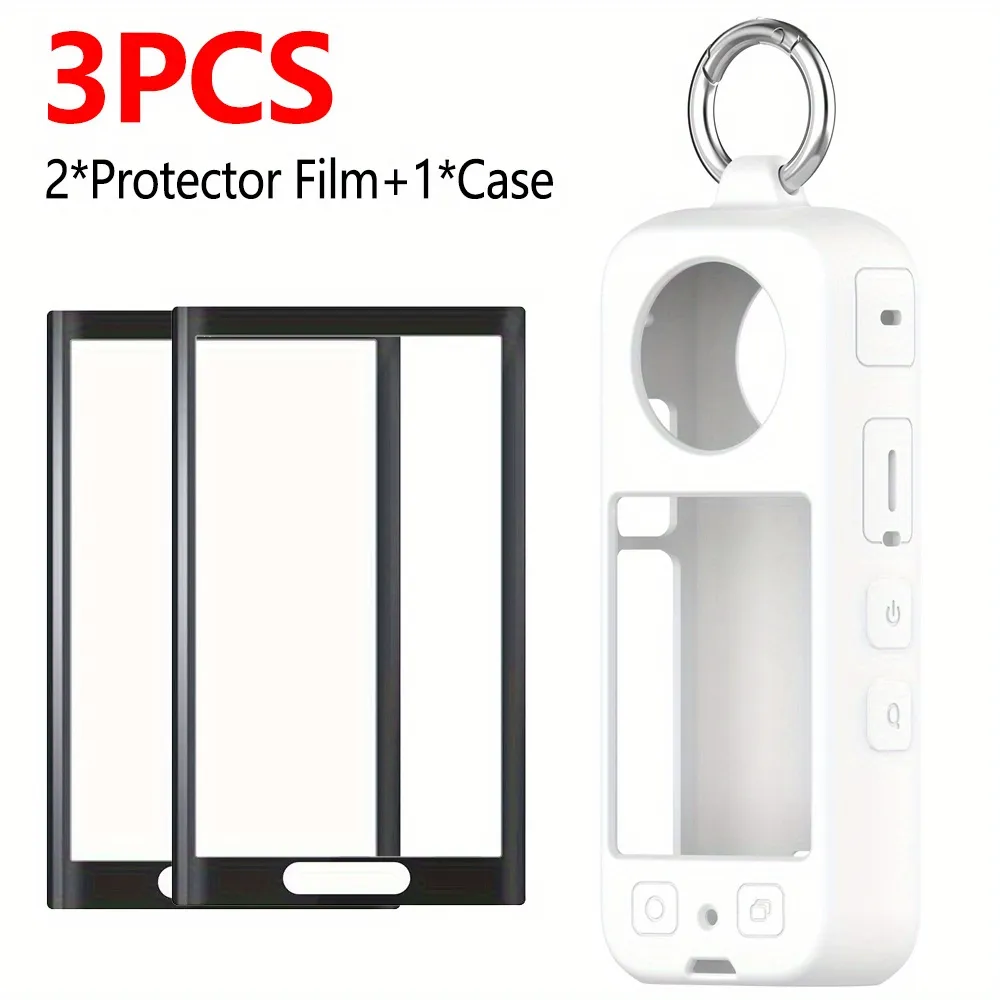 Custodia In Silicone Antishock Per Insta360 X5 – Morbida, Antigraffio, Antipolvere, Con Presa Antiscivolo, Per Fotocamera Sportiva E Viaggio Copertura Protettiva Per X5