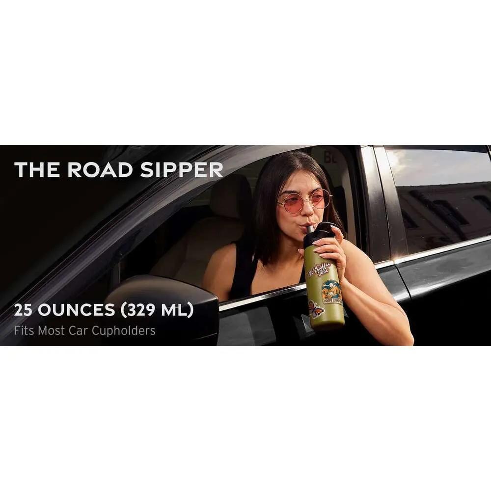 Botellas De Agua Aisladas De Paredes Triples Con Pajitas De 25 Oz De Metal  De Acero Inoxidable Botella De Botella De Botella Tapa Del Ejército Del  Ejército De 14,74 € | DHgate, image size:1000x1000