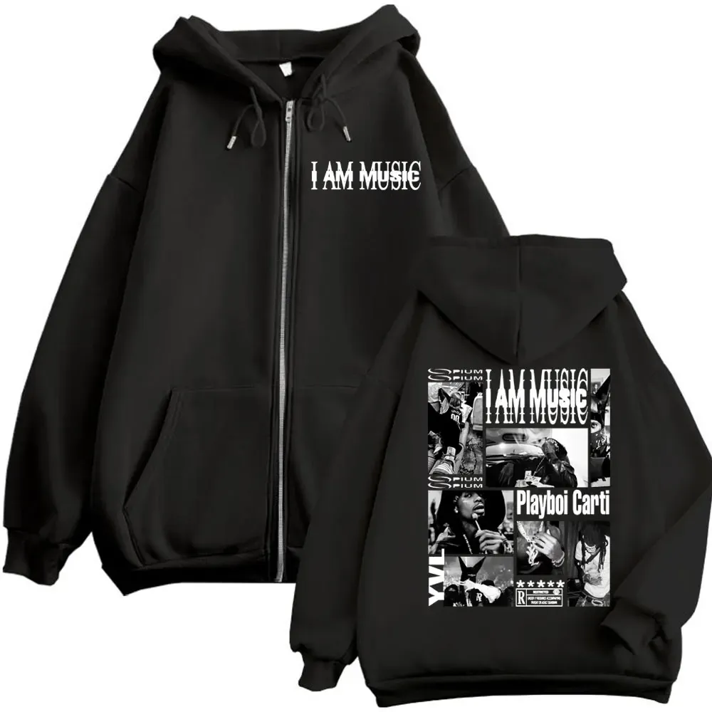 トップス I AM MUSIC Zip up hoodie Playboi carti 