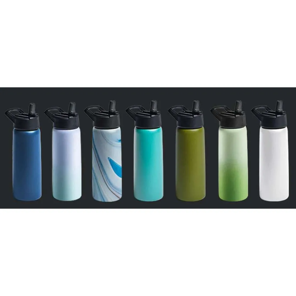 Botellas De Agua Aisladas De Paredes Triples Con Pajitas De 25 Oz De Metal  De Acero Inoxidable Botella De Botella De Botella Tapa Del Ejército Del  Ejército De 14,74 € | DHgate, image size:1000x1000