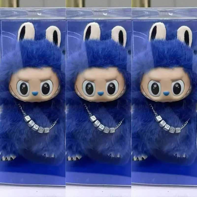 Labubu 青 17cm Blue Vinyl Monster Labubu Ksbu Series Good Guy Doll