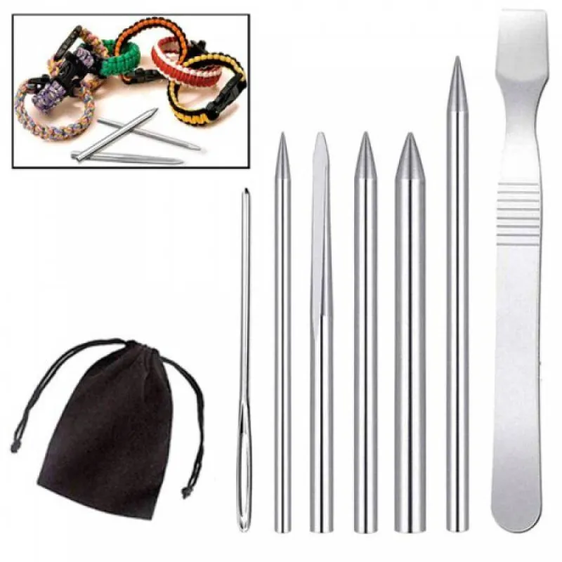 6/Stainless Steel Paracord Pin Set   DIY... 