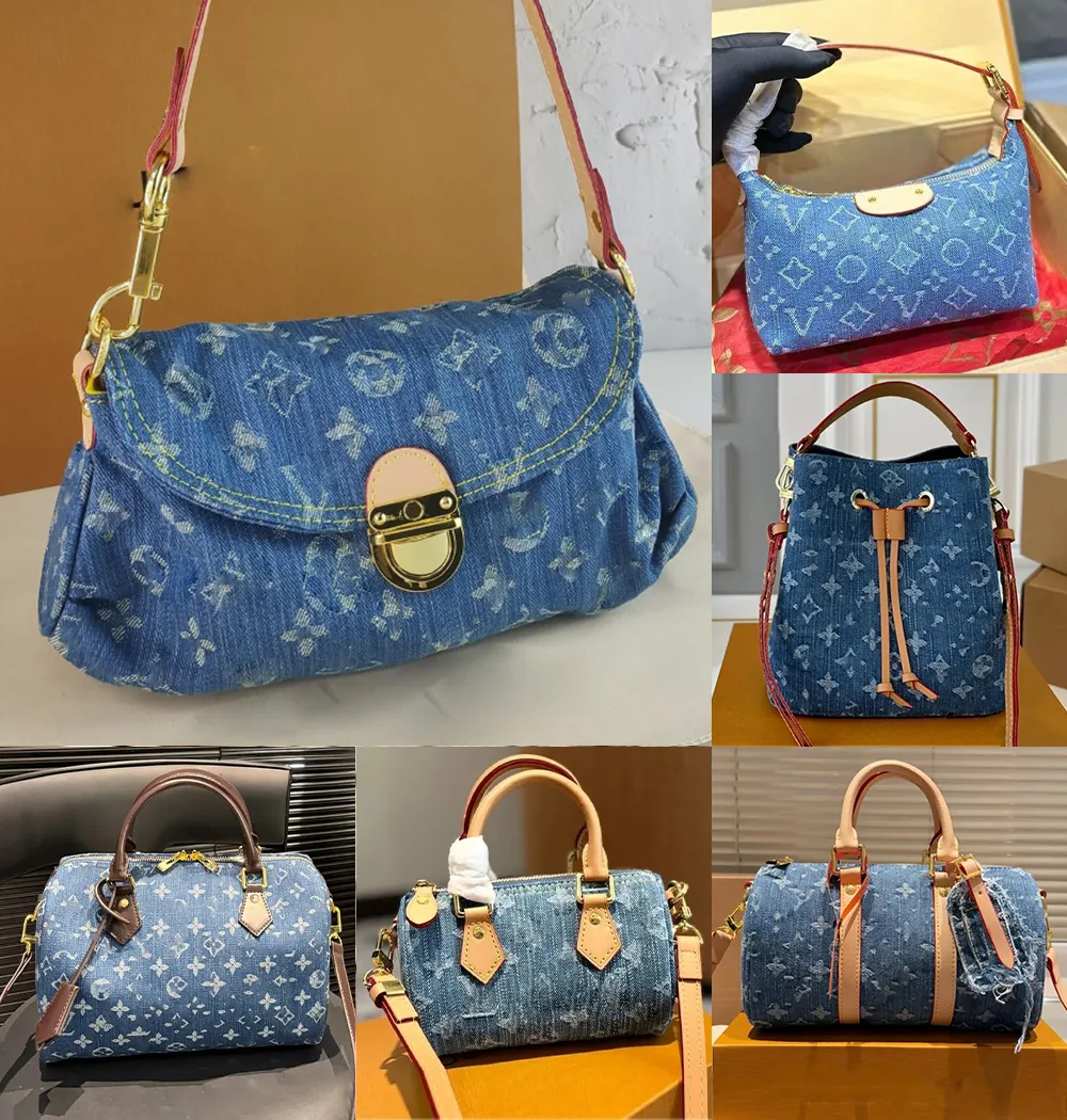 blue designer tote bag designer bag jean beach bags many style designers purses designer woman handbag jeans letters book totes bags for women purse mini bag