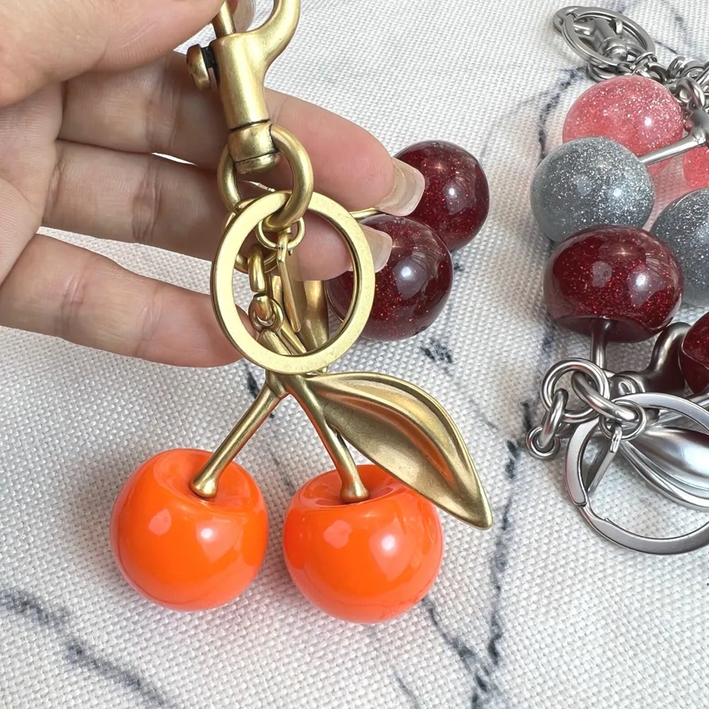 Luxury Bag Charm Keychains Designer Cherry Keyring... From Luxury_owner ...