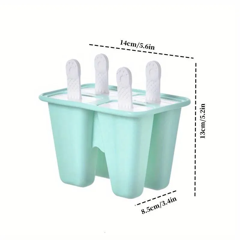 Broemba Set Fruttiera E Stampo Ghiacciolo Per Bambini – 3 Pezzi In Silicone Alimentare, Con Coperchio, Privo Di BPA