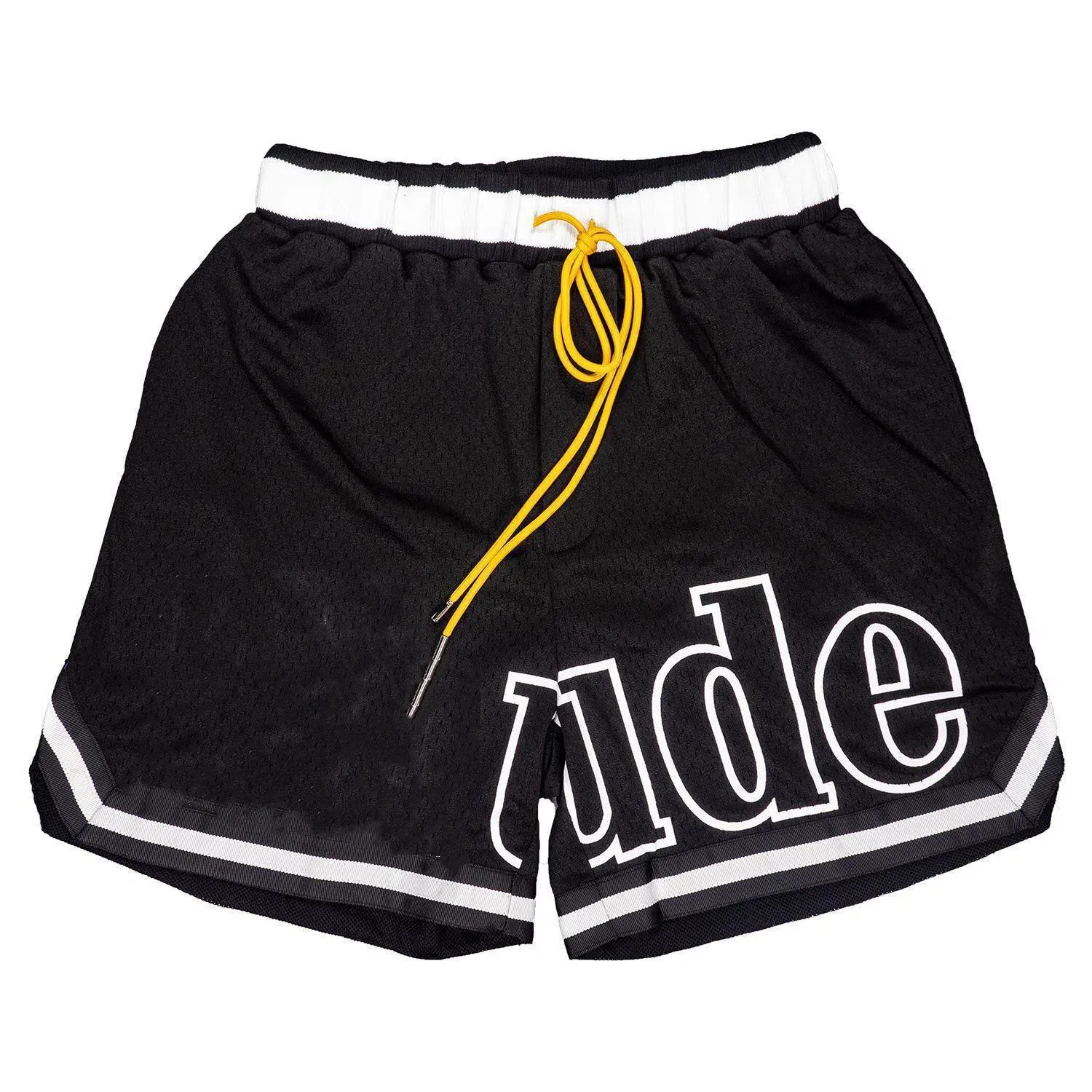 Mens Basketball Shorts Knee-Length Drawstring Polyester Cotton Relaxed ...