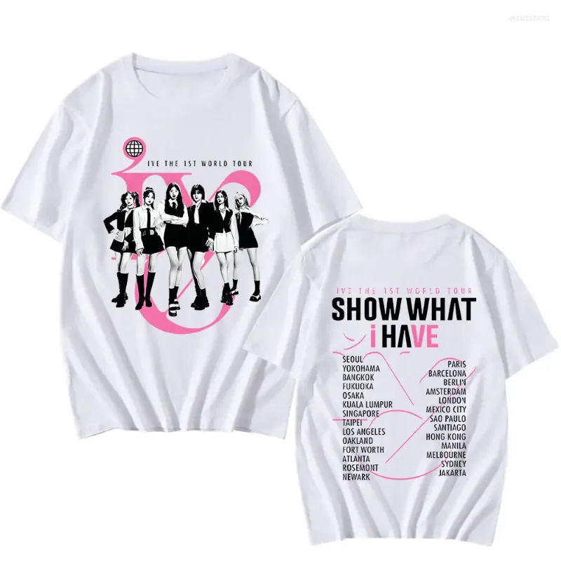 Mens T Shirts IVE The 1st Show What I Have Shirt Hip Hop Clothes