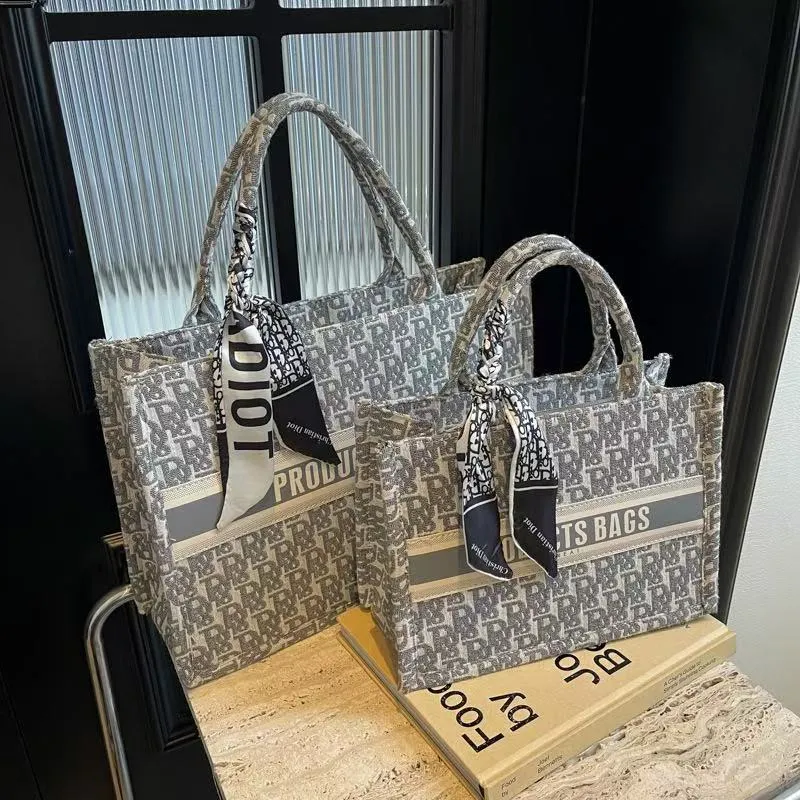 free shipping designer shoulder bags casual handbag Embroidery fashionable Tote bag for women 2025 new style pink grey 02