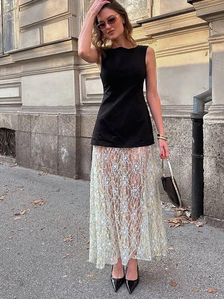 maxi dress flowy Timeless Halter Maxi Dress – Hand-Dyed Open Back Dress with High Slit
