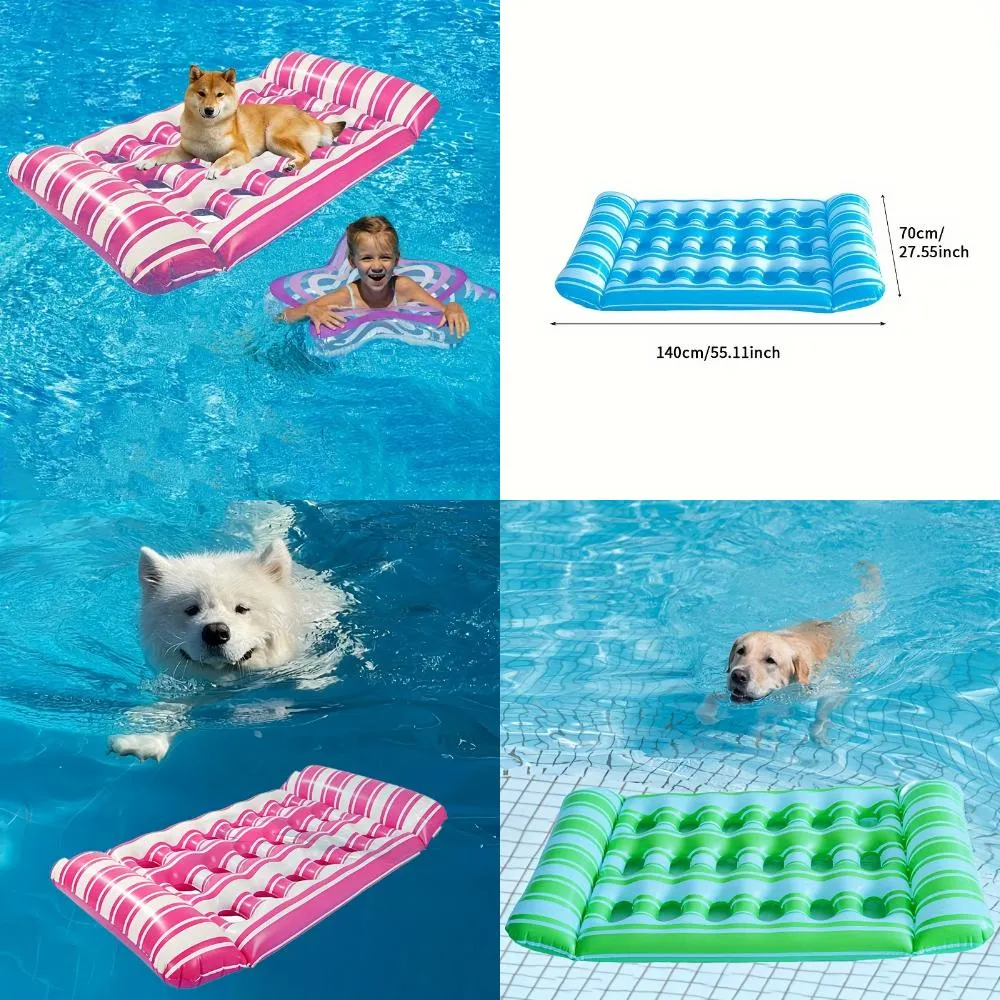 Pool Raft For Dogs 1 Pack Durable Inflatable Dog Pool Float And Dog Raft... From Dh2958055 ...