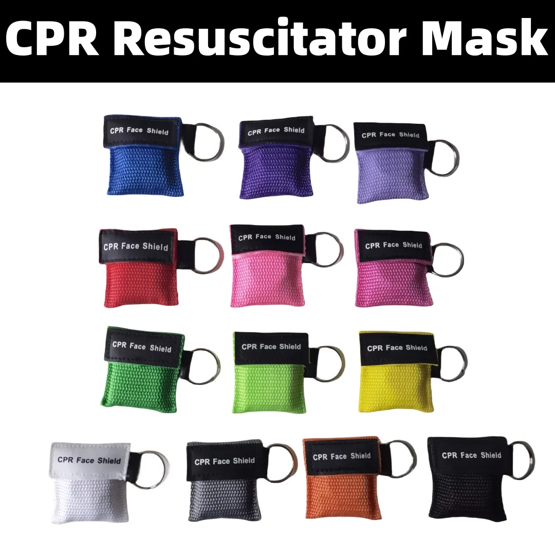 Keychain First Aid CPR Face Shield Mask   Outdoor... 