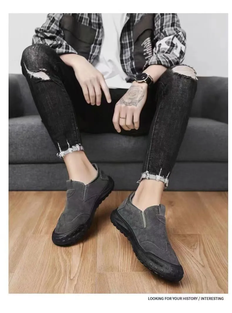 Labor Protection For Men Low Cut Boots Hiking Simple Comfortable Breathable Casual And Trendy Shoes Ddmysaturn_voghion.com