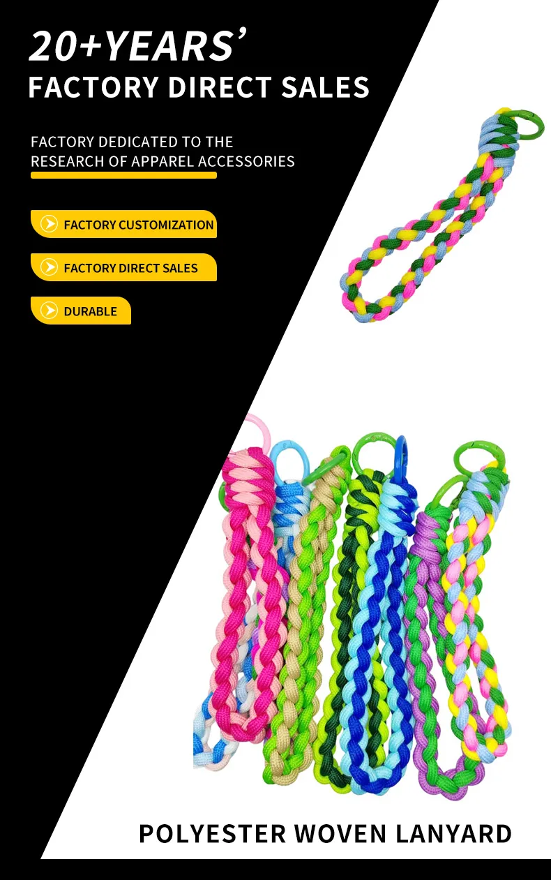 Adjustable Rope Key Chain Adjustable Knotted Rope Keychain: Versatile Accessory For Keys And ...