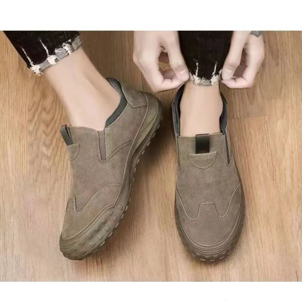 Labor Protection For Men Low Cut Boots Hiking Simple Comfortable Breathable Casual And Trendy Shoes Ddmysaturn_voghion.com