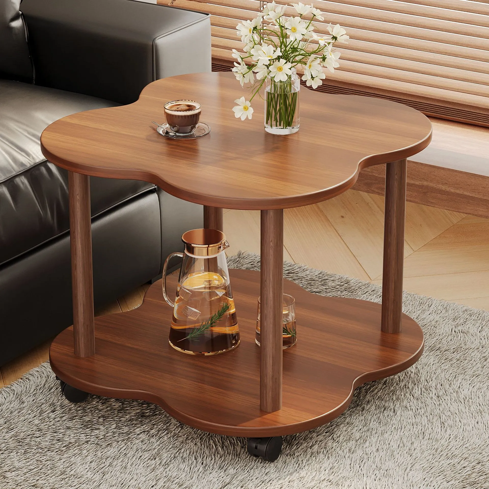 B5225 Movable Side Table Small Round Coffee Table... From Qmwy888, $78. ...