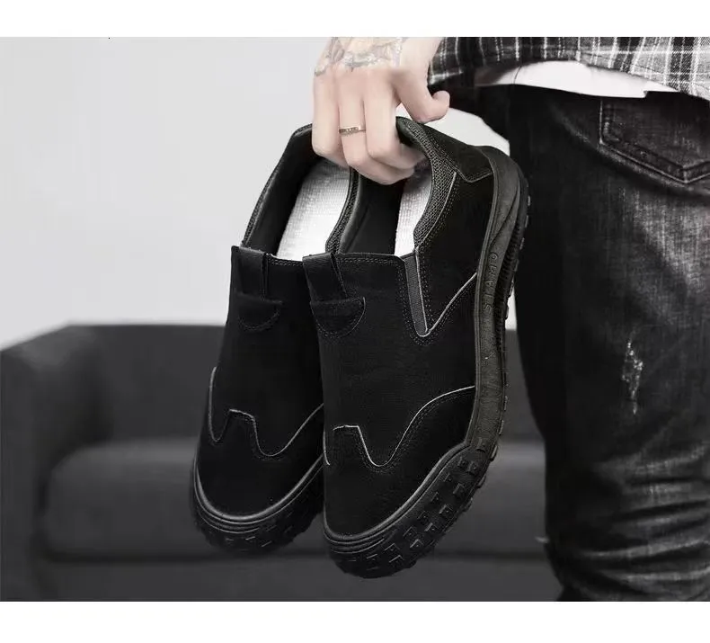 Labor Protection For Men Low Cut Boots Hiking Simple Comfortable Breathable Casual And Trendy Shoes Ddmysaturn_voghion.com