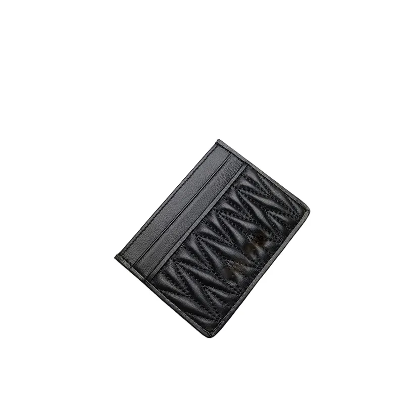 Portafoglio Sottile In Pelle PU Con Multiscomparti - Portacarte Antimagnetico Ultracompatto Per Donna E Uomo, Rosa - 3