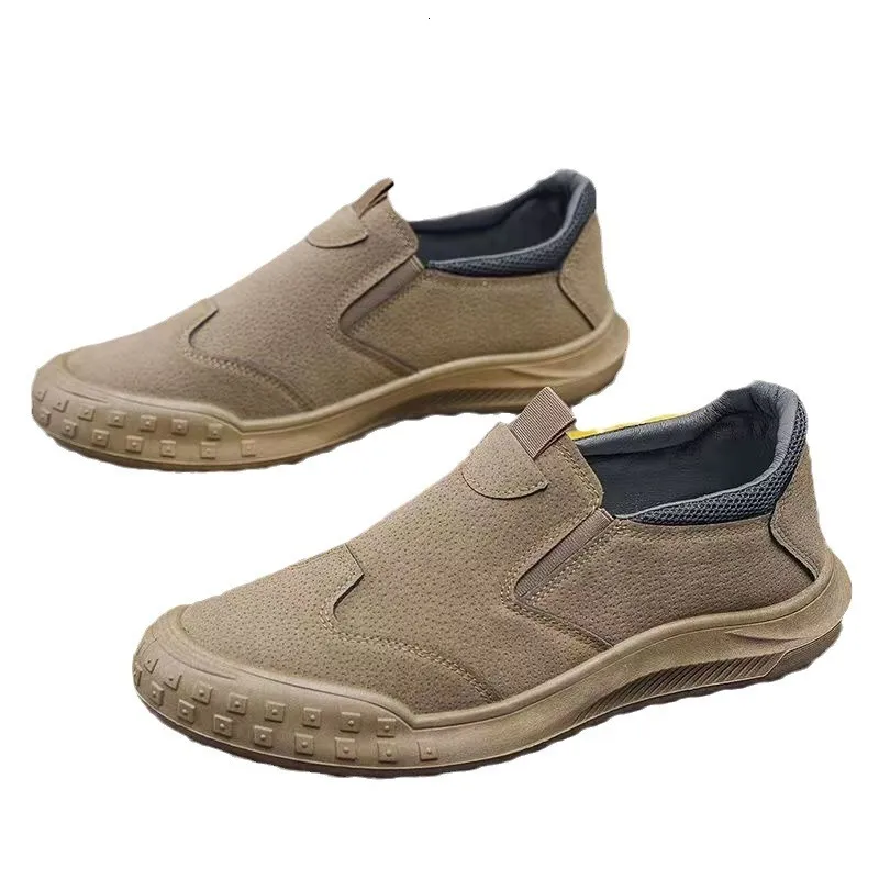 Labor Protection For Men Low Cut Boots Hiking Simple Comfortable Breathable Casual And Trendy Shoes Ddmysaturn_voghion.com