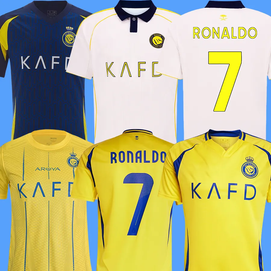 23 24 25 26 Al Nassr FCサッカージャージーロナウドマネメンズ