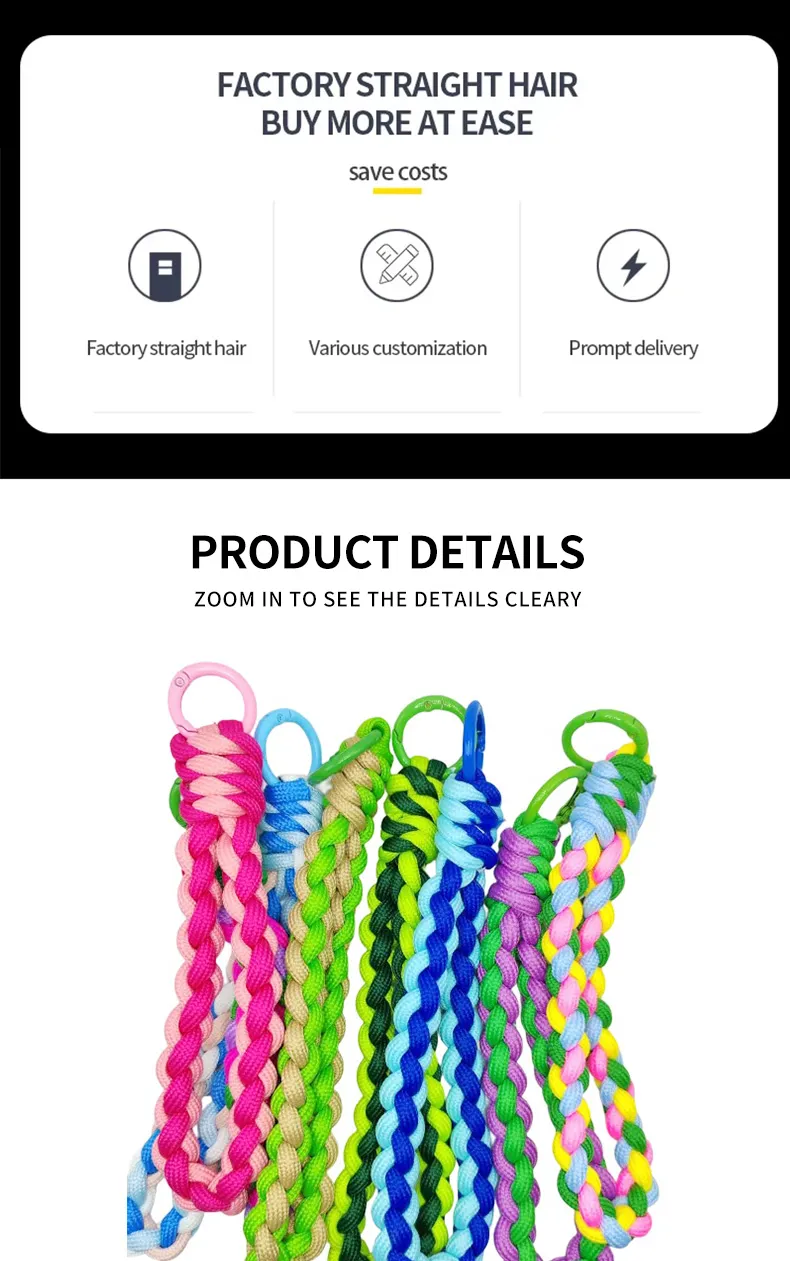 Adjustable Rope Key Chain Adjustable Knotted Rope Keychain: Versatile Accessory For Keys And ...