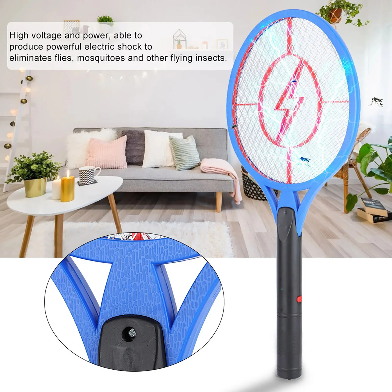 Electric Mosquito Killer Racket Handheld Portable... From Sellerstore09 ...