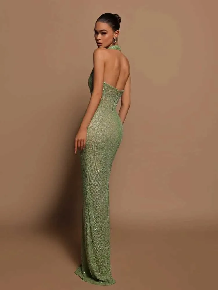 Sequin Halter Prom Dress: Emerald Sleeveless Maxi... From Jichang_store1, $23.27 In Bulk | DHgate.Com Sequin Halter Prom Dress: Emerald Sleeveless Maxi... From Jichang_store1, $23.27 In Bulk | DHgate.Com