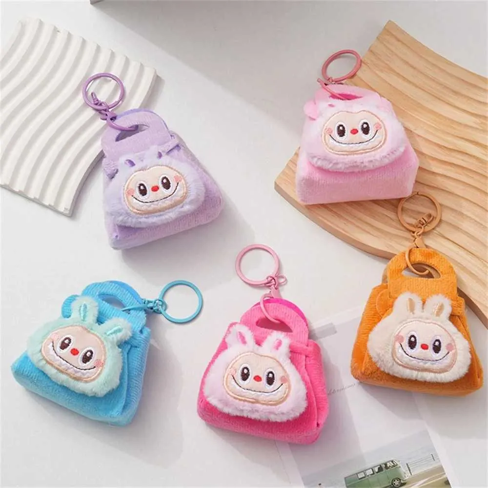 Risparmia alla grande su Mostro Plice Del Portachiavi Labubu Plushes Moneta  Tinimensionali Per Borsetta Per Borse Per Borse Bambole Kawaii Mini