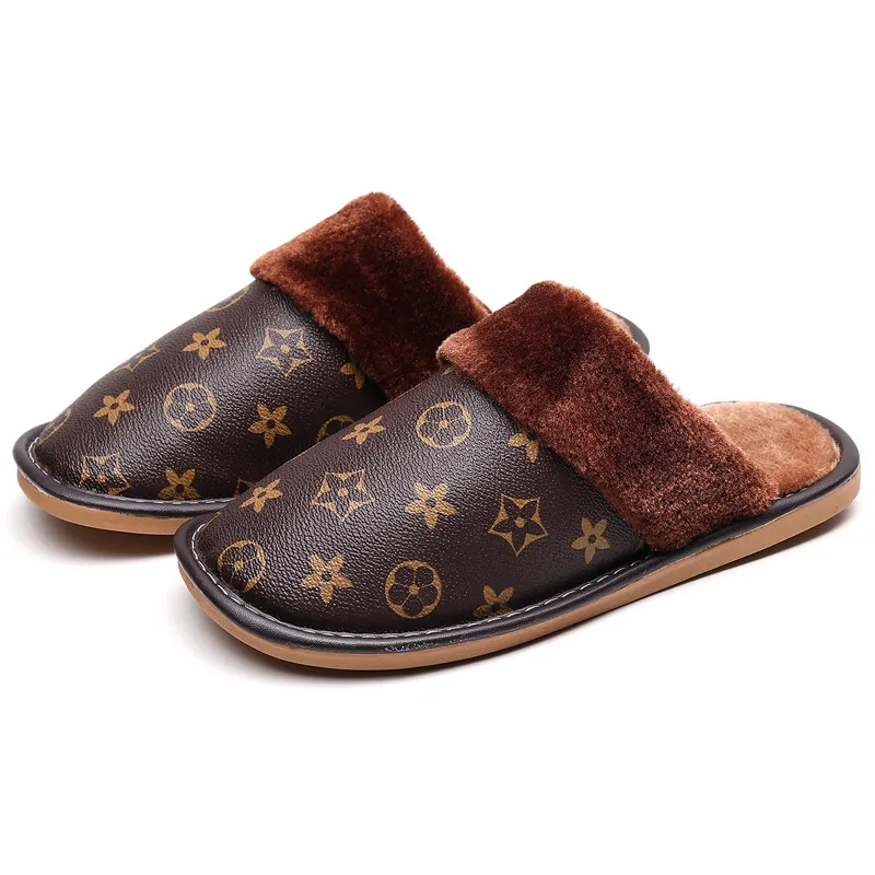Comwarm Nuove pantofole da donna Pantofole invernali calde in pelliccia di peluche antiscivolo Pantofole da casa morbide con suola piatta spessa traspirante per esterni  322