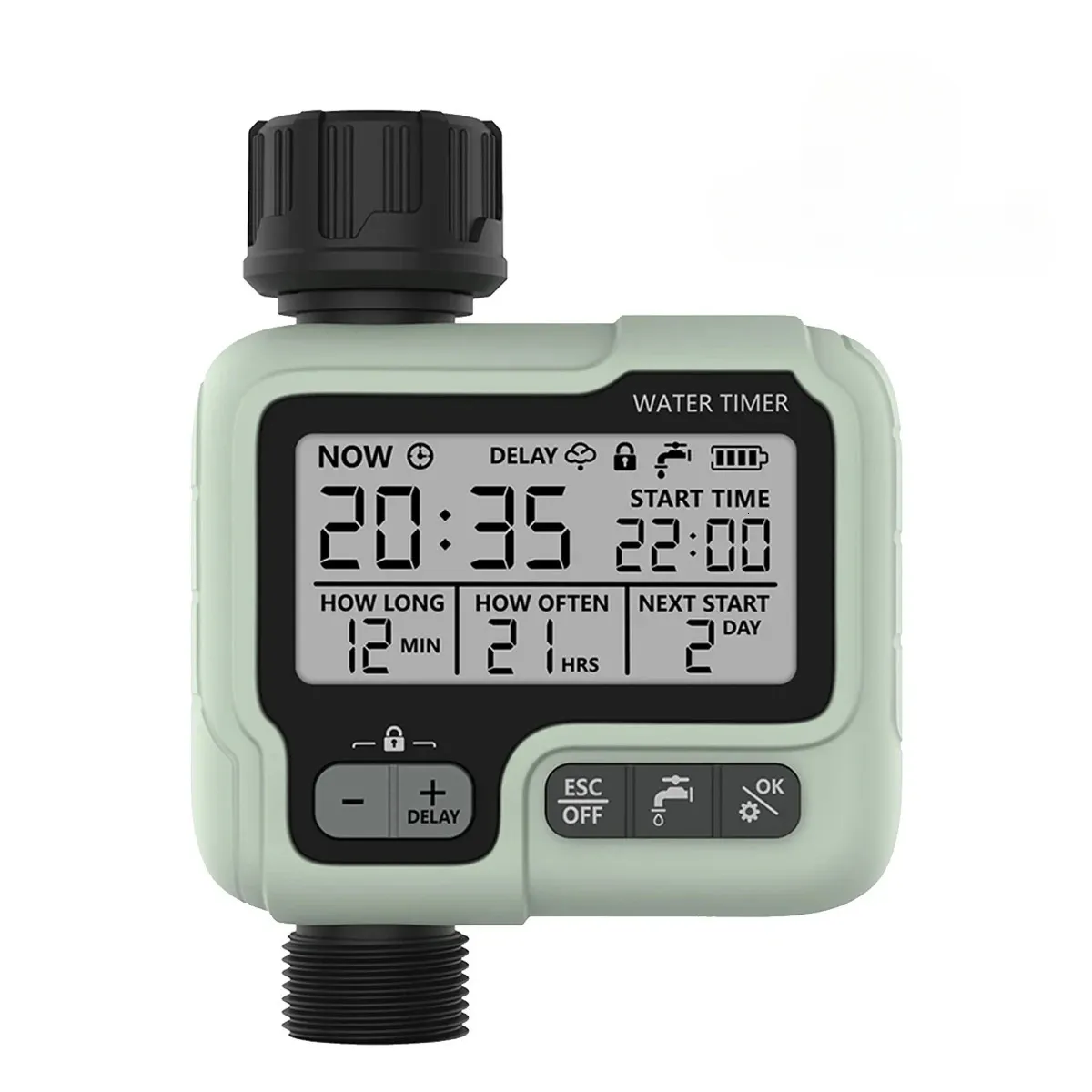 Automatic Water Timer Digital Garden Irrigation Controller For Outdoor ...