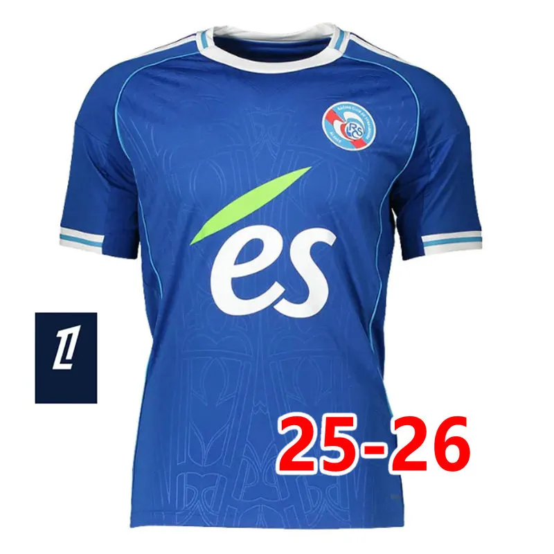 RC Strasbourg Alsace Soccer Jersey - Home Kit - Men & Kids