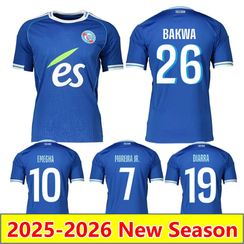 Save Big on Bulk Strasbourg Jersey RC Strasbourg Alsace Soccer Jersey  2025/26 Home EMEGHA Maillot De Foot, European Football Shirts Best Deals  on