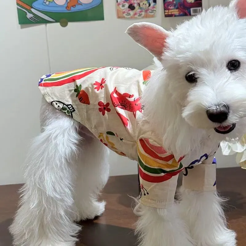 Ropa De Protección Solar Mascota: Camisa De Verano Liviana Para