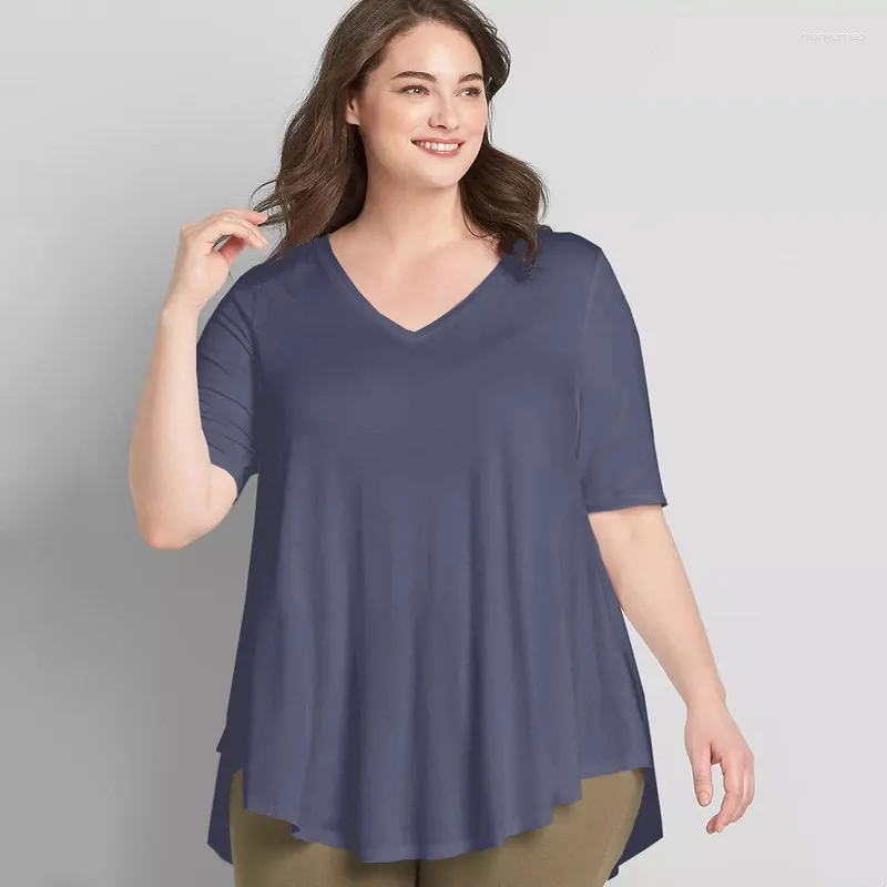 Maglietta Oversize Donna In Cotone - Maniche Corte, Scollo Rotondo, Stile Casual E Vintage