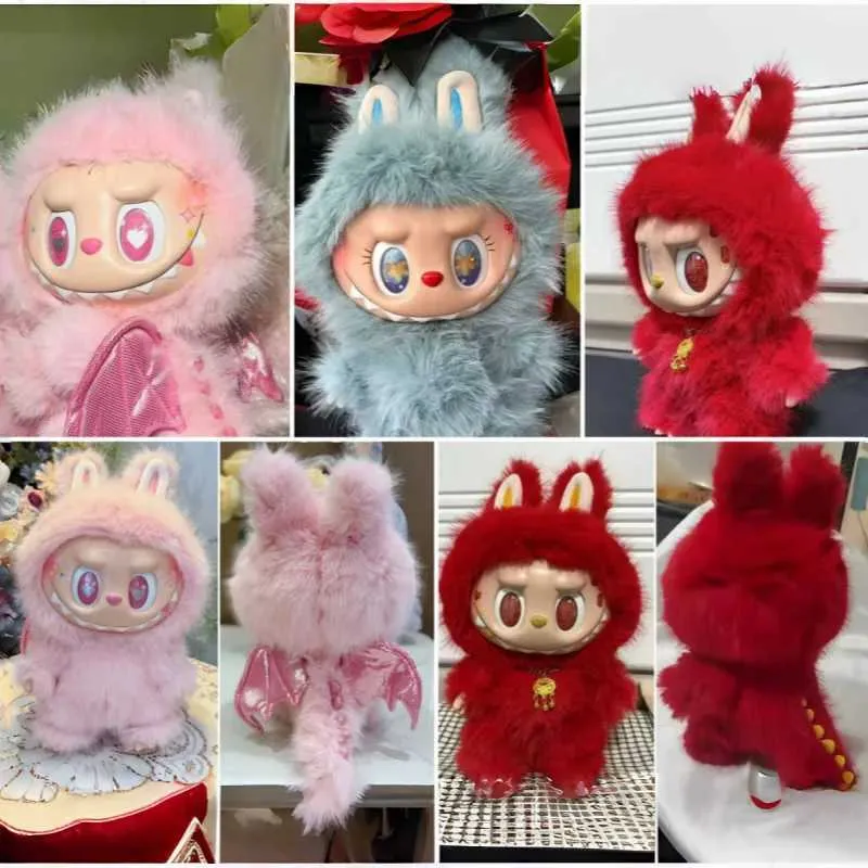 BIGサイズ Labubu ZIMOMO 38cm 一点のみ ピンク In Magazzino Il Nuovo 38 Cm The Monster Labubu Serie Zimomo