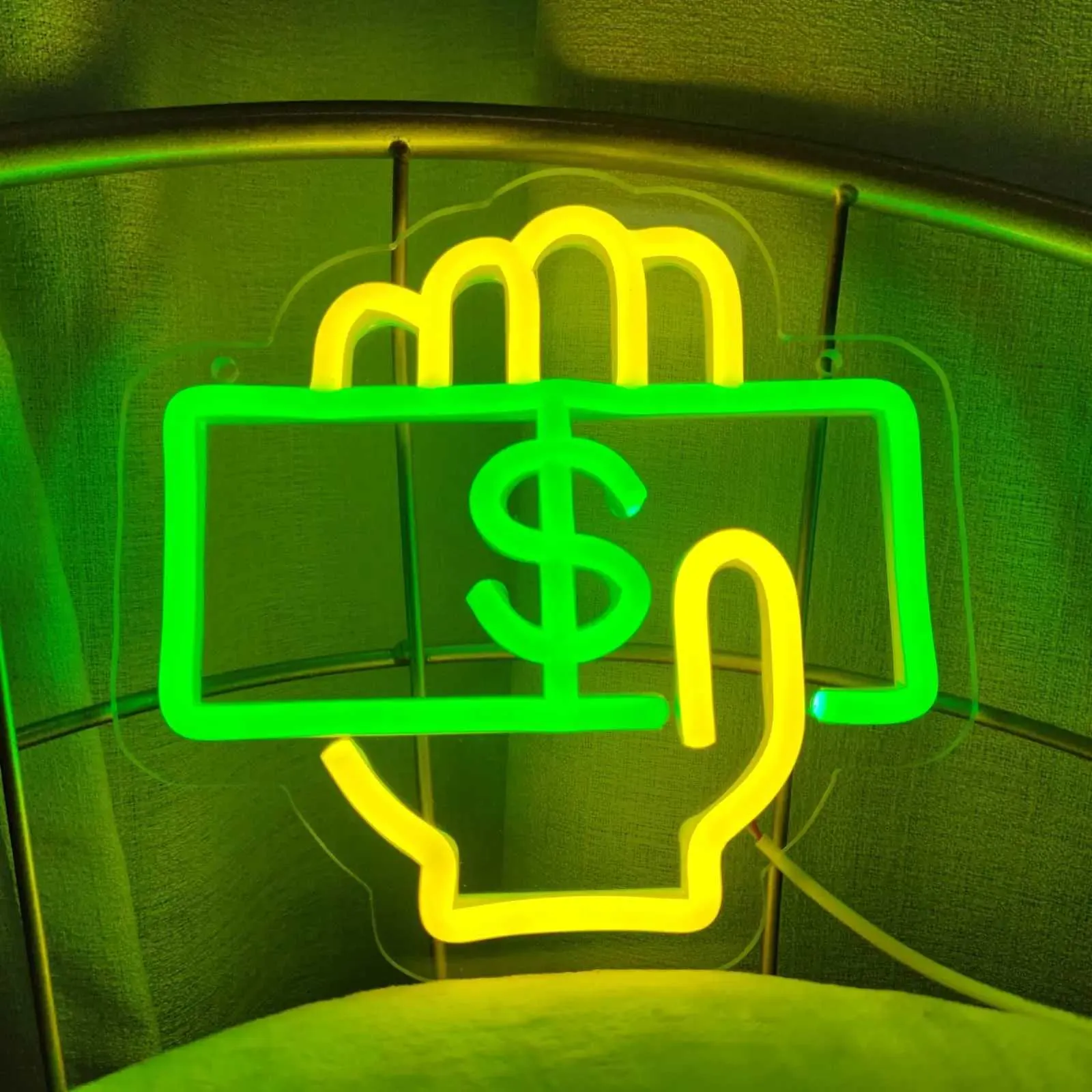 Cash Led W250526 Money LED Neon Sign Bright Wall Decoration... From Addilynn ...