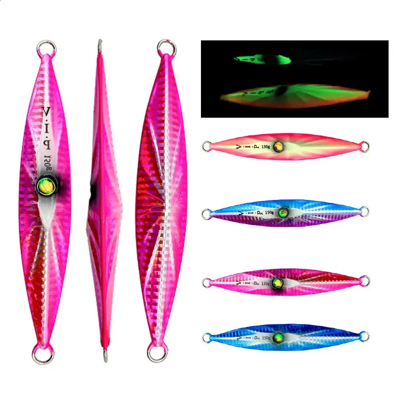 Metal Slow Snap Jigging Lures For Ocean Sea Fishing  ... 
