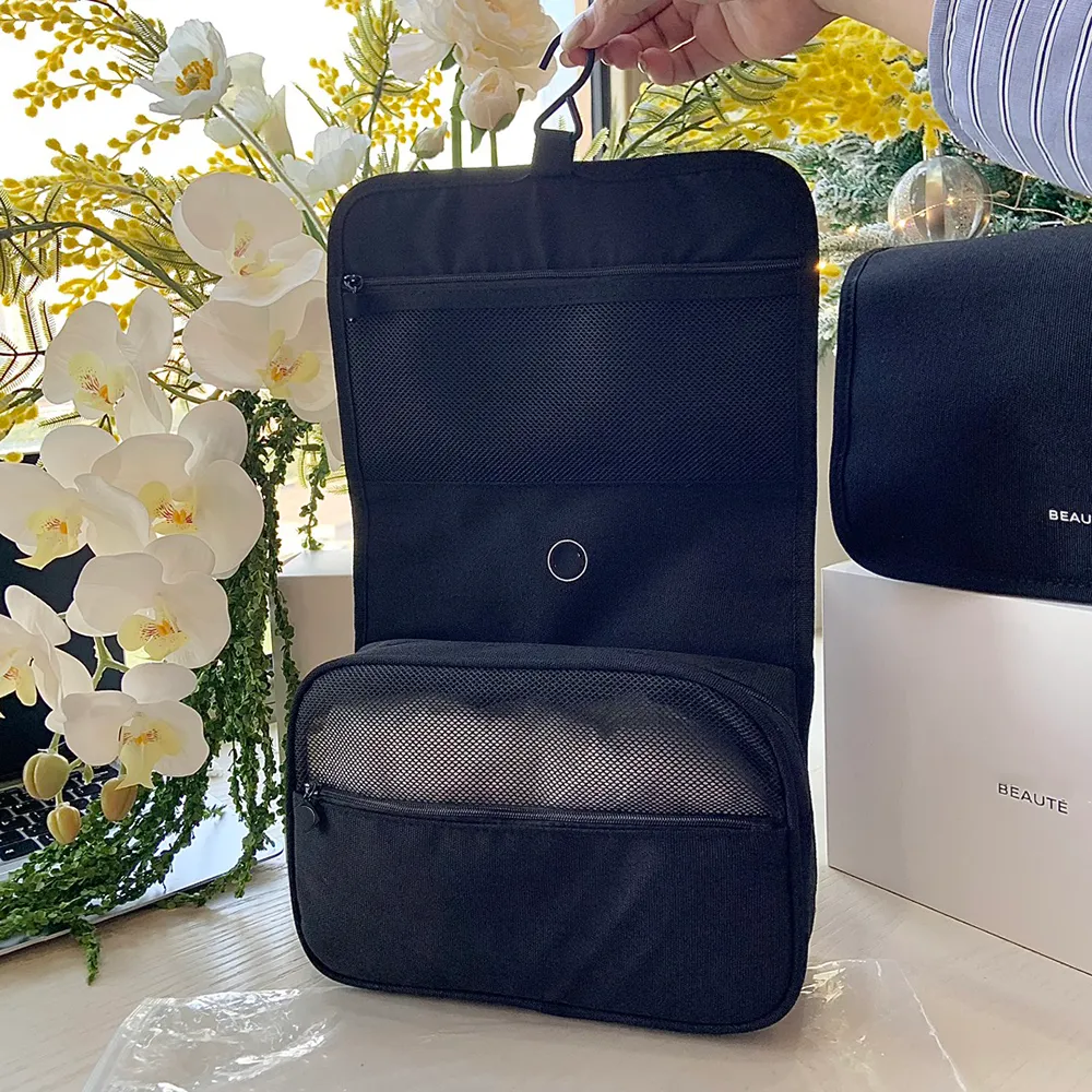Borsa da toilette da appendere, impermeabile, grande capacità