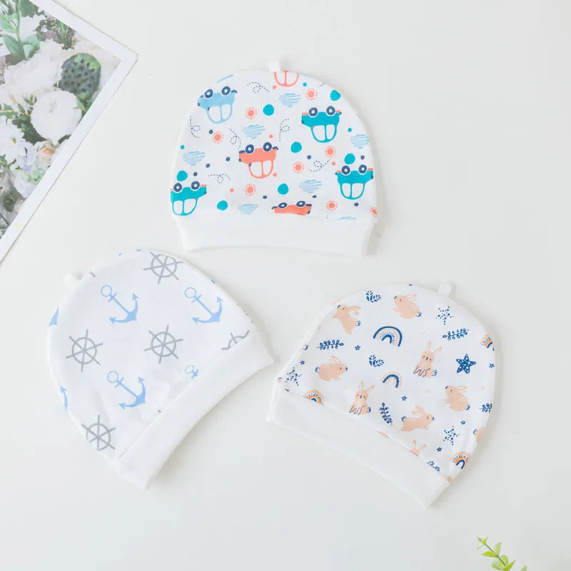 Sombrero De Algodón De Algodón De Algodón De Recién Nacido Suave