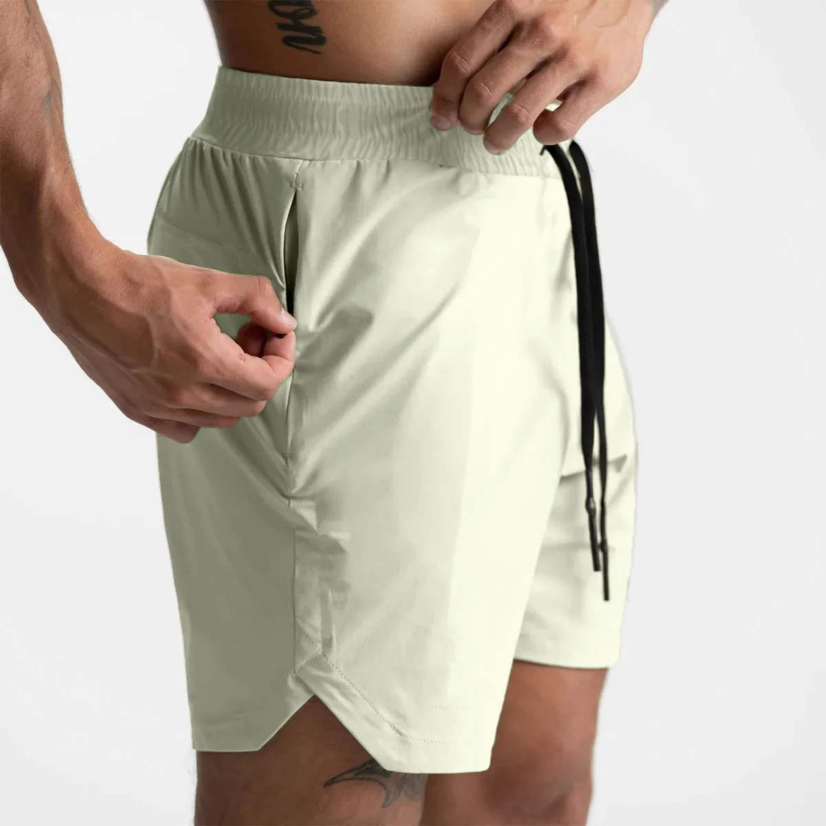 Shorts Casuales Botón Cremallera ONLY & SONS Pantalones Cortos Hombre - Azul Marino, XL, Corte Clásico Con Cinturón Shorts Azul Marino