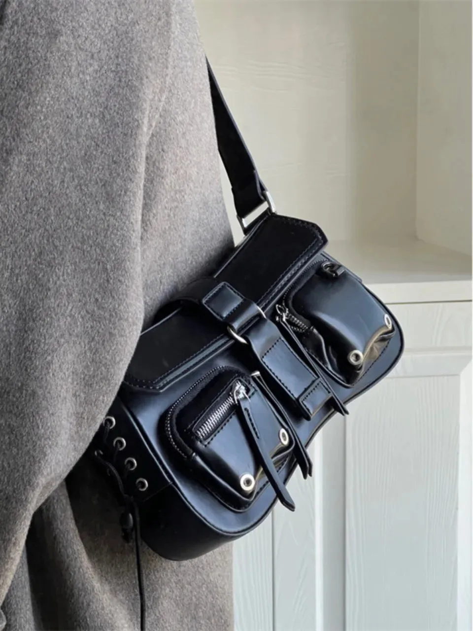 Y2K Gothic Harajuku Handbag Black Aesthetic Punk From