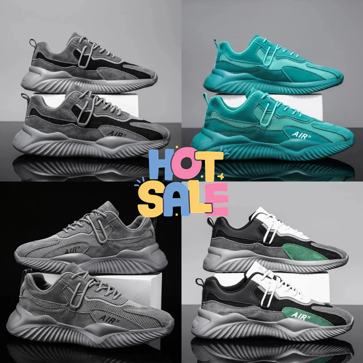 Mesh fashion shoes running shoes men's sports shoes main image 1