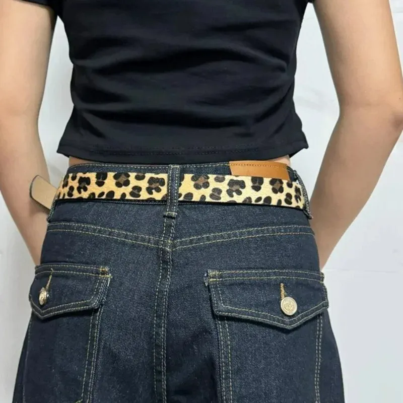 トレンディなヒョウ柄ベルト を￥2,152 | DHgate