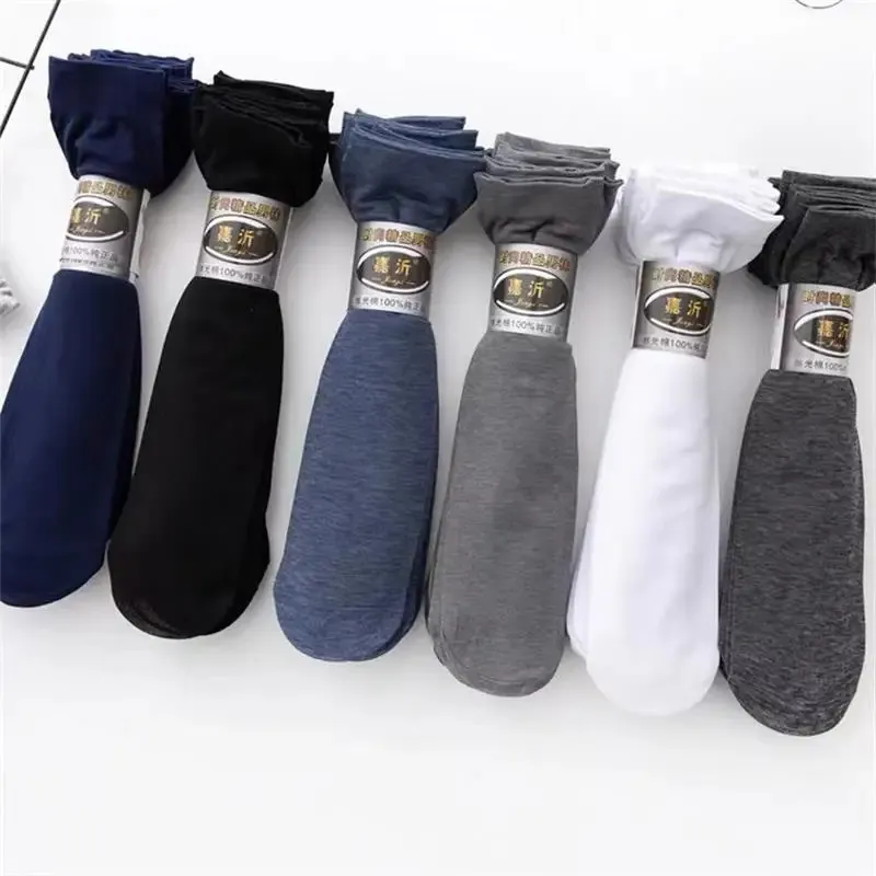 5 Paia Calzini Invisibili In Seta Di Ghiaccio – Unisex, Ultra Bassi, Antiscivolo, Per Appartamenti E Sneakers