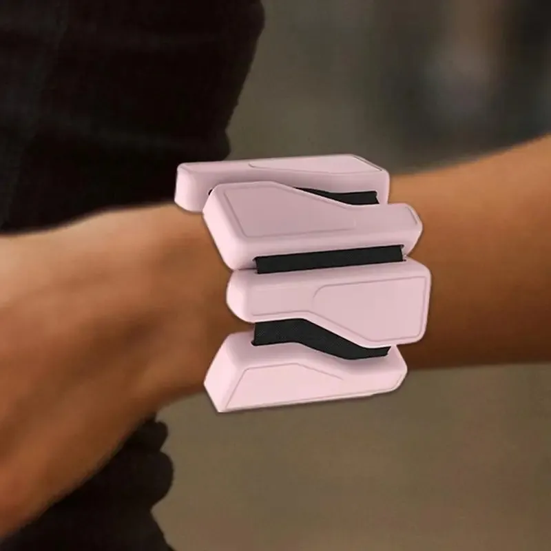 2 lb Poids de poignet et de cheville réglables pour femmes et hommes - Ensemble de bracelets de poids en silicone pour le gym, la marche, la course, le yoga et le