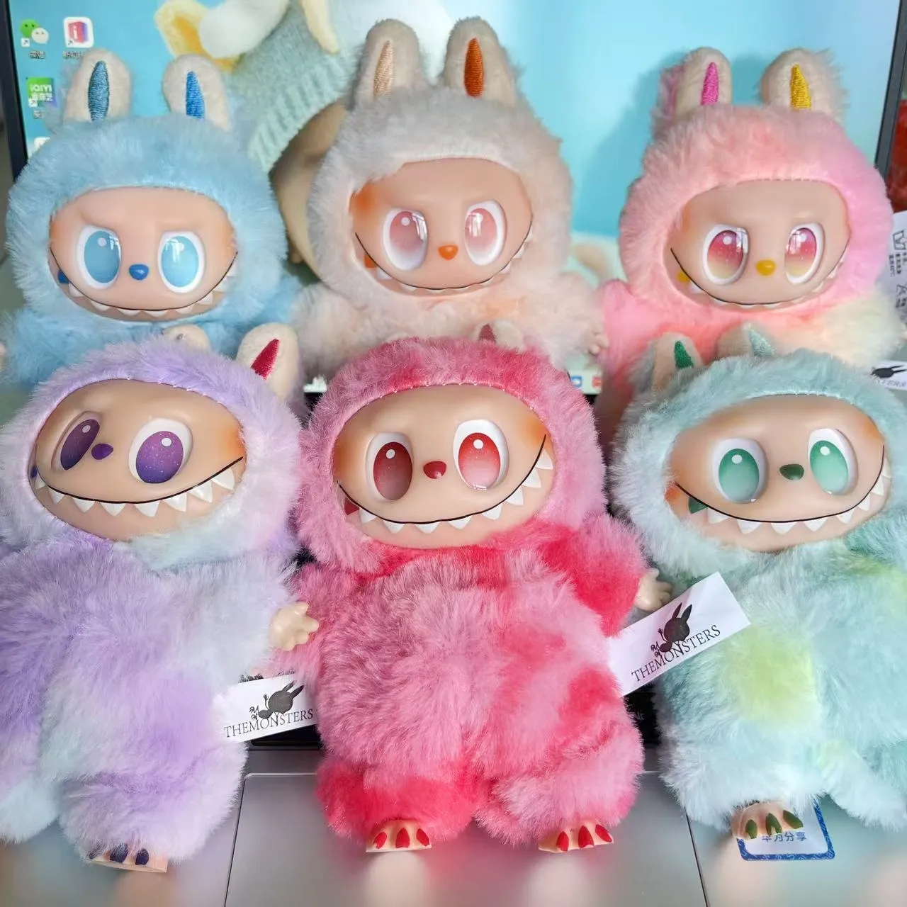 あっちゃん Vinyl Plush Doll LABUBU Pop Mart Labubu The Monsters Flip With Me Vinyl Plush Doll