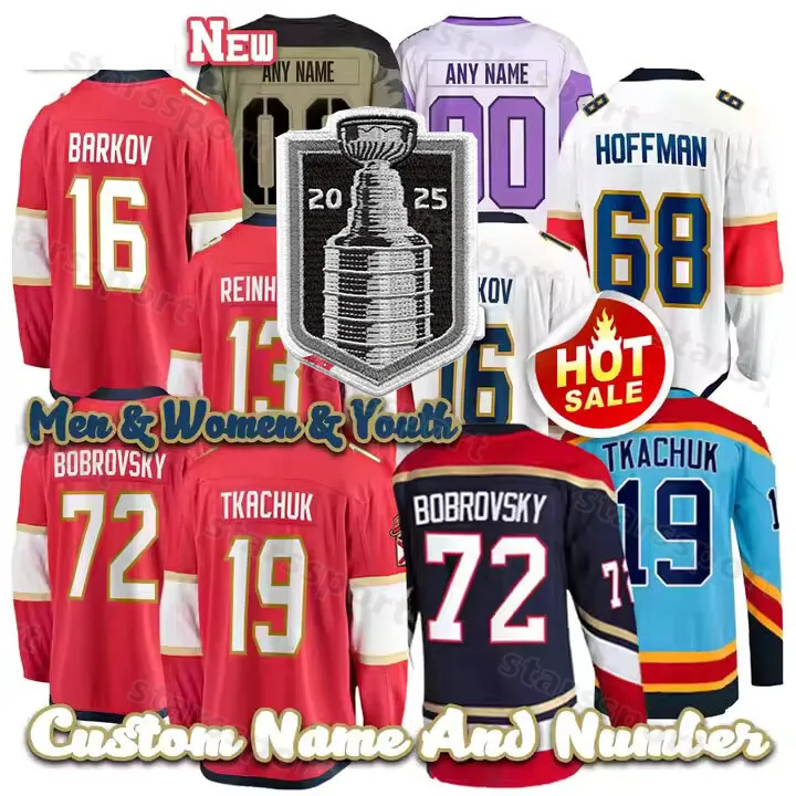 Matthew Tkachuk Panthers Jersey Stanley Cup Final Champions 2025