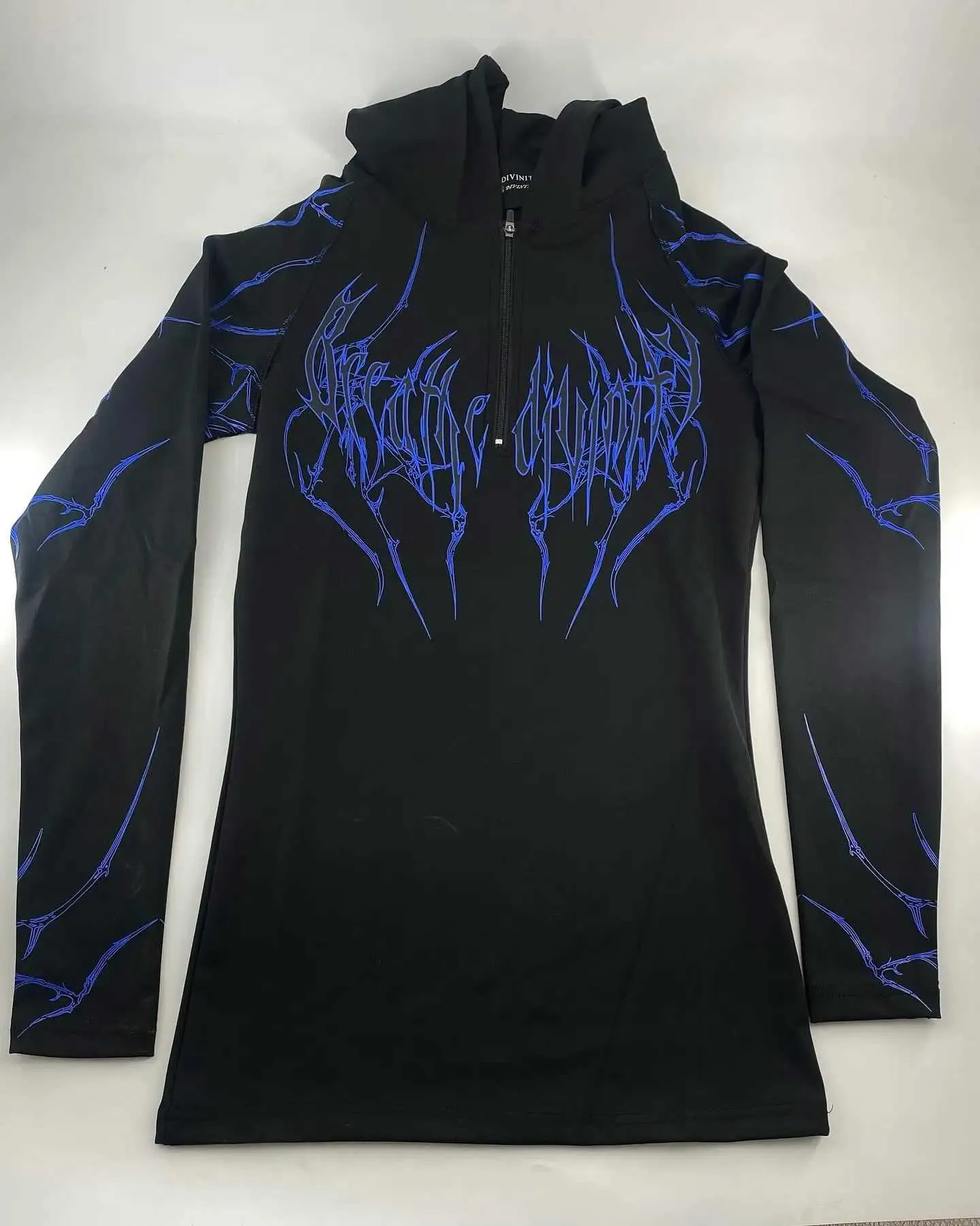Breathedivinity Compression Shirt Hoodies Quarter Zip Tops Muscle