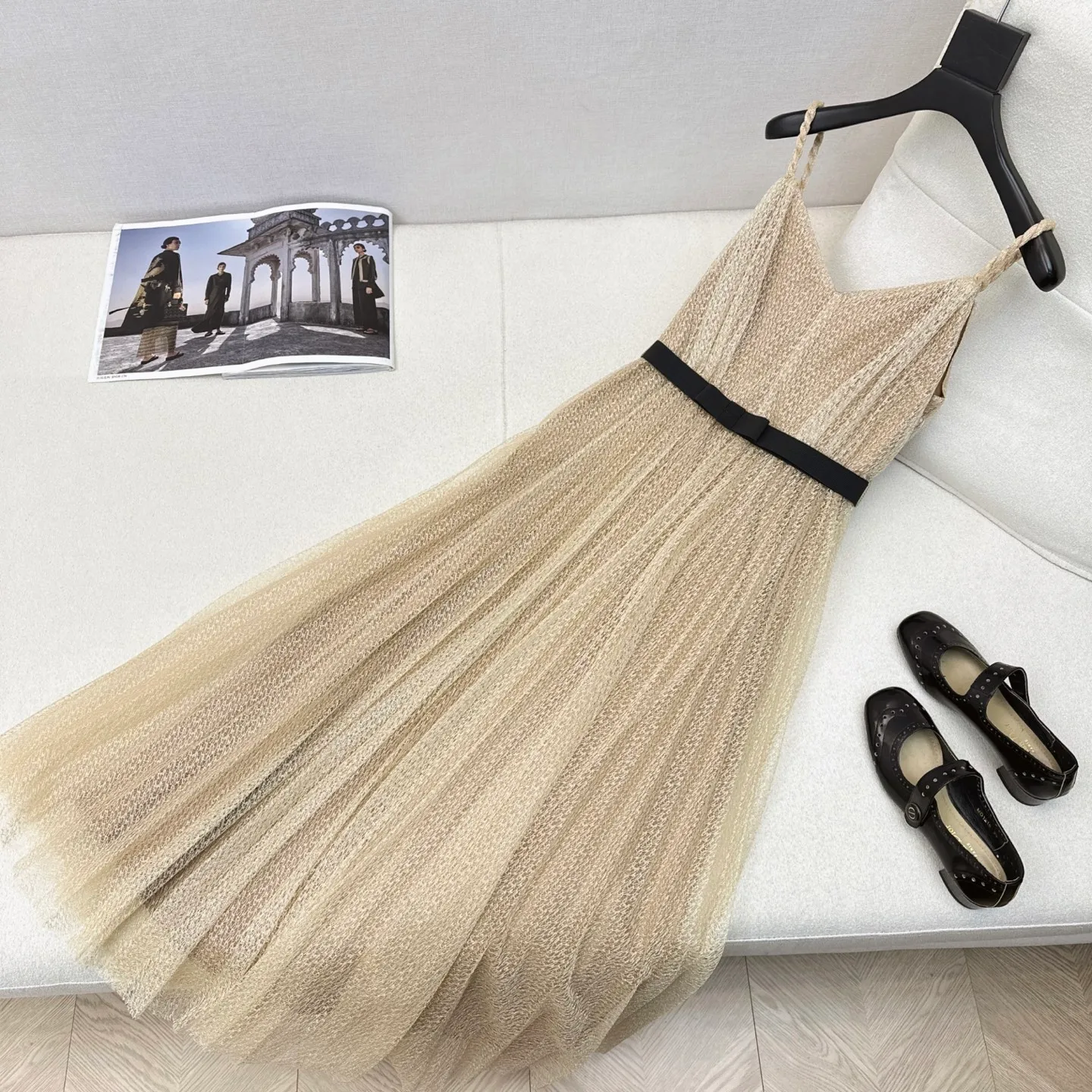 Champagne Mesh Spaghetti Strap Women Dress Fitted Above Knee A-Line Plaid  Polyester Wool Blend from Dhgate Runway Dresses - price 170.86