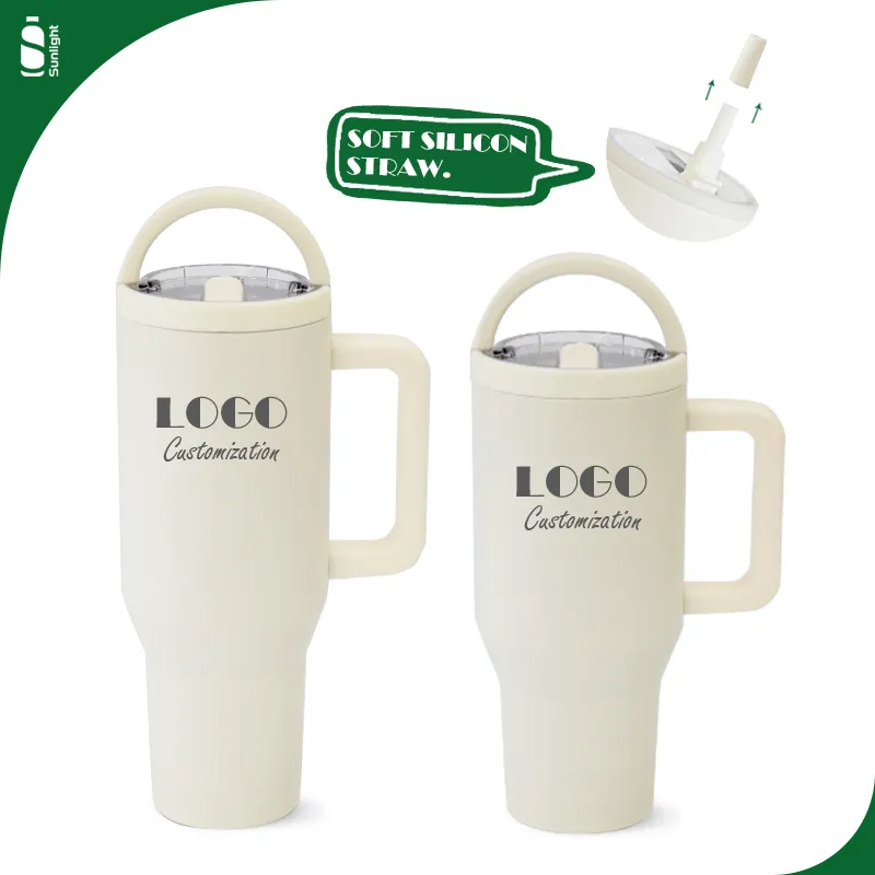 Custom Spill-Proof Flip Straw Tumbler: Wholesale Bulk Thermal Mug ...