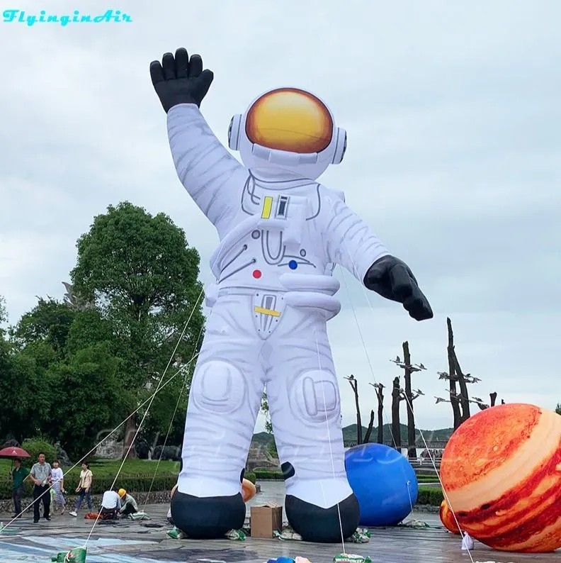 Wholesale 12m Height 40ft Hand Inflatable Astronaut... From Factory ...